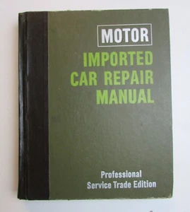 Motor Imported Car Repair Manual 2nd Edition 1976 Professional Trade Edition - Picture 1 of 2