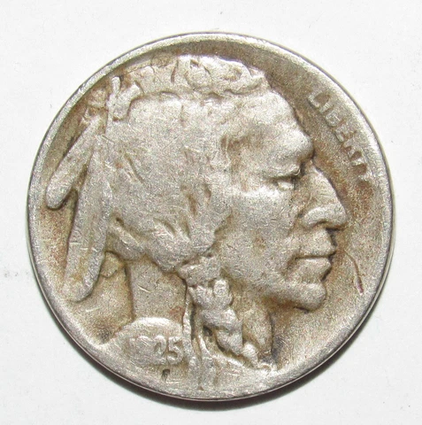 1925 D Buffalo Nickel FINE (N10) Cover