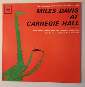 1962 JAZZ LP Miles Davis at Carnegie Hall Columbia 6-eye Mono CL 1812 - Imagen 1 de 4