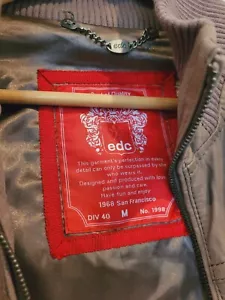 Esprit EDC Lederjacke Echtleder Gr. M Braun - Bild 1 von 5