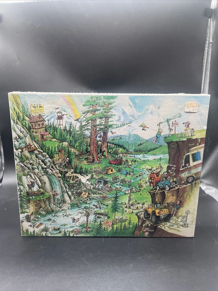 Gary Patterson Great Outdoors Jigsaw Puzzle 1981 Sealed Rare Great American NOS - Image 1 of 4