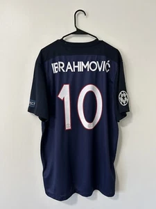 Ibrahimović #10 Paris Saint-Germain Home 2015/16 (extra groß) mit UCL-Patches - Bild 1 von 5
