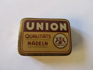 raras agujas antiguas de gramófono Union según lata original - Imagen 1 de 2