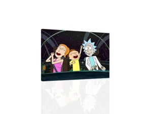 Rick and Morty  -  CANVAS or PRINT WALL ART - Picture 1 of 2
