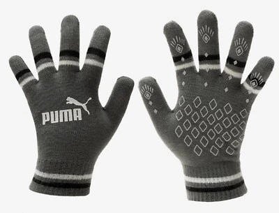 Guantes de punto PUMA unisex CAT LOGO Magic III hierro fundido negro guante para correr 04180011 Foto 1 de 4
