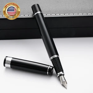 Metal Fountain Pen, 0.5Mm Extra Point Fountain Pen Calligraphy Pen Smooth Writin - Picture 1 of 7