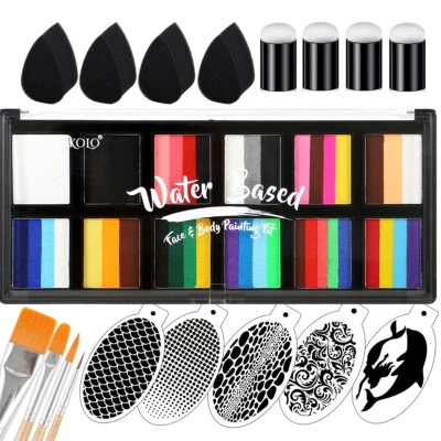 Professional Face Painting Kit for Kids Adults Split Cake Face Paint Palette Kit - Image 1 of 4