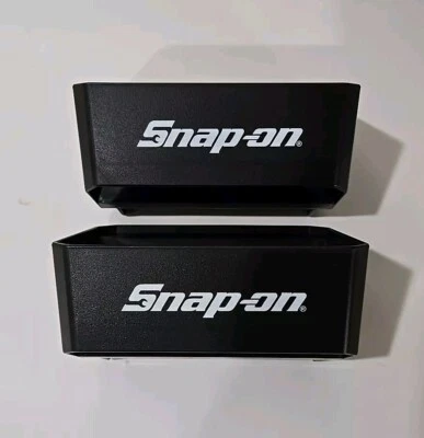 2PK Snap On Tools magnetic tray collapsible tools BLACK screws holder Bowl NEW!! - image 1 of 4