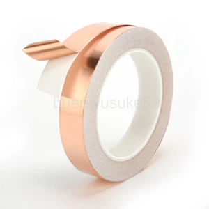 EMI Copper Foil Shielding Tape Single-sided Conductive Self Adhesive Tape 30M - Picture 1 of 5