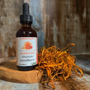 Cordyceps Mushroom Tincture Wildcraft Triple Extract + Ultrasonic Extraction - Picture 1 of 1
