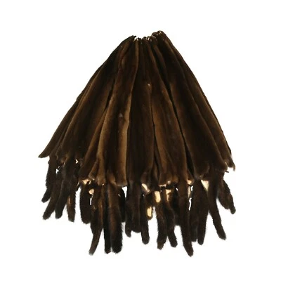 Glacier Wear Premium Label Dark Mahogany  Mink Pelt Hide Fur Male mnk1050 - Image 1 of 2