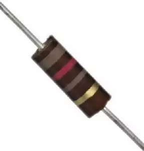CARBON COMPOSITION RESISTORS 0.5WATT 5% / 10% Various Ohmic Values (2 Pack) - Picture 1 of 1