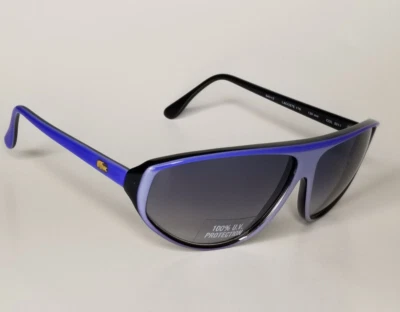 Gafas de sol vintage Lacoste estilo años 90 115 3311 marcos azules Francia 64-12-130 Foto 1 de 4
