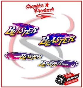 Yamaha Blaster Decals Reproduction Full Set Replica Design 1992 Model Pink - Picture 1 of 1