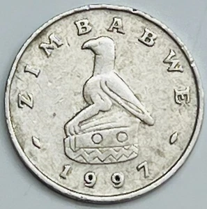 1997 Zimbabwe 20 Cents KM# 4 Circulated Condition - Picture 1 of 3
