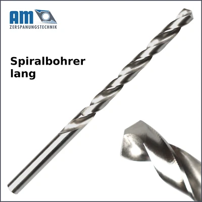Spiralbohrer extra lang Metallbohrer DIN 340 überlange Bohrer - Bild 1 von 4