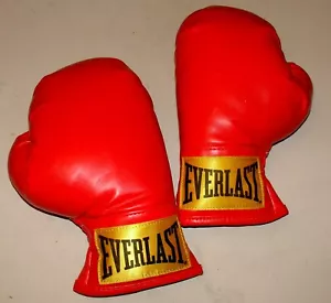 RED EVERLAST 8 oz laceless training BOXING GLOVE red small new no box free S&H - Picture 1 of 3