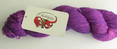 KNITSOMNIAC DESIGNS Calcetín Lana Merino Nylon 400 yardas Púrpura Foto 1 de 3