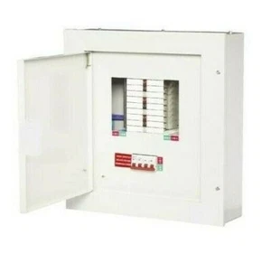 Metal 3 Phase Consumer Unit Distribution Board  MCBs Triple Pole Single Pole C B - Picture 1 of 25