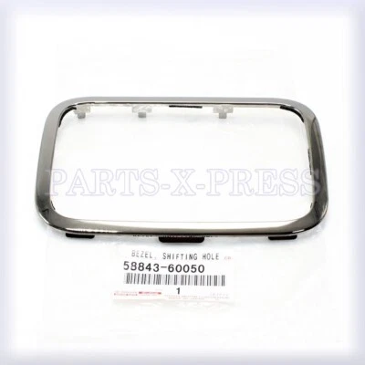 NUEVO BISEL DE ORIFICIO DE PALANCA DE CAMBIOS GENUINO OEM TOYOTA LAND CRUISER LEXUS LX470 58843-60050 Foto 1 de 4