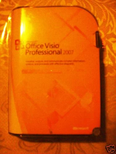 Microsoft Office Visio Professional 2007, SKU D87-02785, Full Retail Package - Image 1 of 1