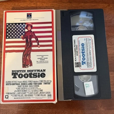 Tootsie VHS 1983, 1980s Sideload Release Dustin Hoffman **Buy 2 Get 1 Free** - Image 1 of 2