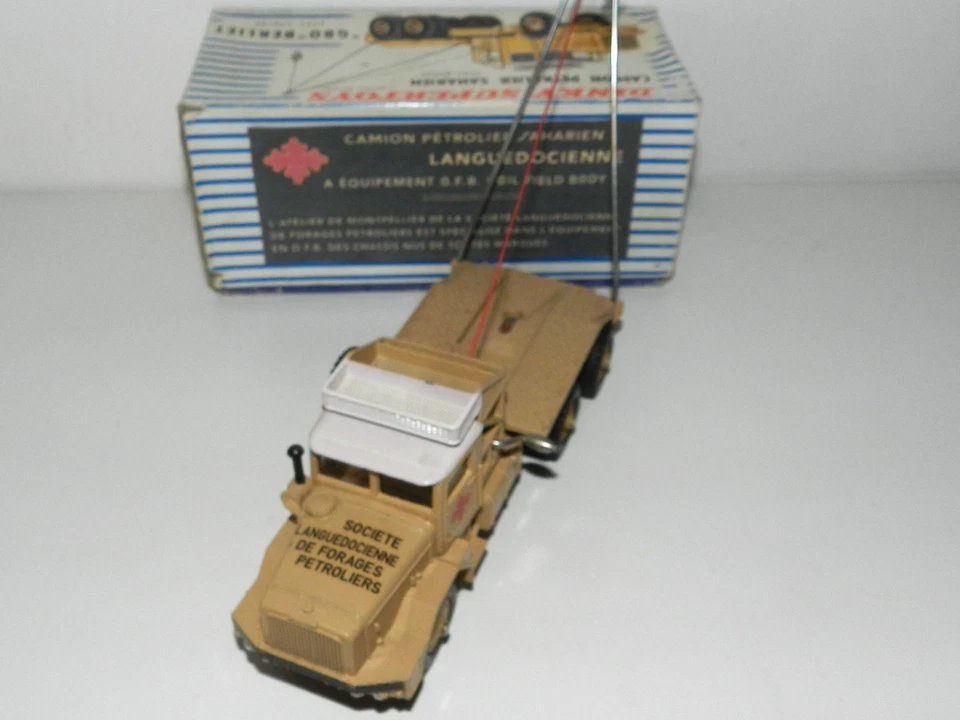 DINKY 888 L  BERLIET GBO SAHARIEN LANGUEDOCIENNE + BOITE étiquette noire - Photo 1/4