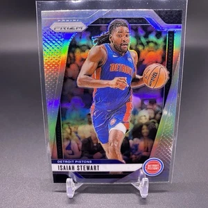 Silver Holo! 🚨2024-25 Panini Prizm Isaiah Stewart Detroit Pistons #106 - Picture 1 of 2