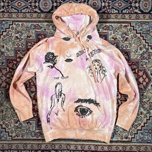 Shawn Mendes The Tour Sketch II Tie-Dye Hoodie Unisex Size Medium Sweatshirt - Picture 1 of 5
