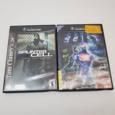 CIB Nintendo GameCube Lot – Geist & Tom Clancy’s Splinter Cell – Preowned - Image 1 of 4