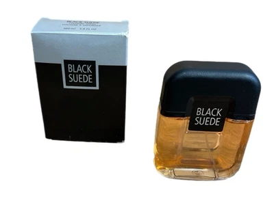 DE COLECCIÓN Avon DE GAMUZA NEGRA Hombres Colonia Spray 3.4 OZ Completo Con Caja Hombre Clásico Foto 1 de 4