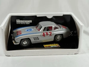 Burago 1/18 Scale Die Cast Model Mercedes-Benz 300SL Mille Miglia - Silver Boxed - Picture 1 of 10
