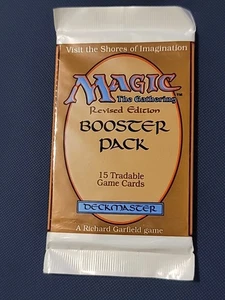 MTG - Revised Booster Pack - Magic the Gathering, Factory Sealed 1994 - Picture 1 of 2