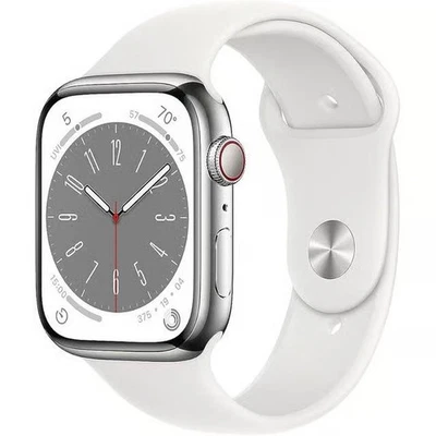 Apple Watch Series 9 41mm Stainless Steel Case - 4G - Silver  - A2982 - Image 1 of 4