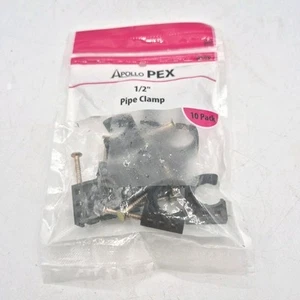 1/2 Zoll PEX Rohr J-Haken Unterstützung integrierter Verschluss Schnellinstallation (10er Pack) - Bild 1 von 2