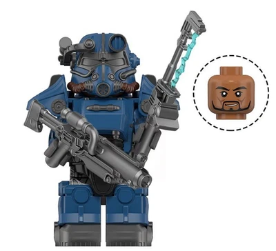 Fallout T-45 Blue Paint Power Armor Figur - Bild 1 von 2
