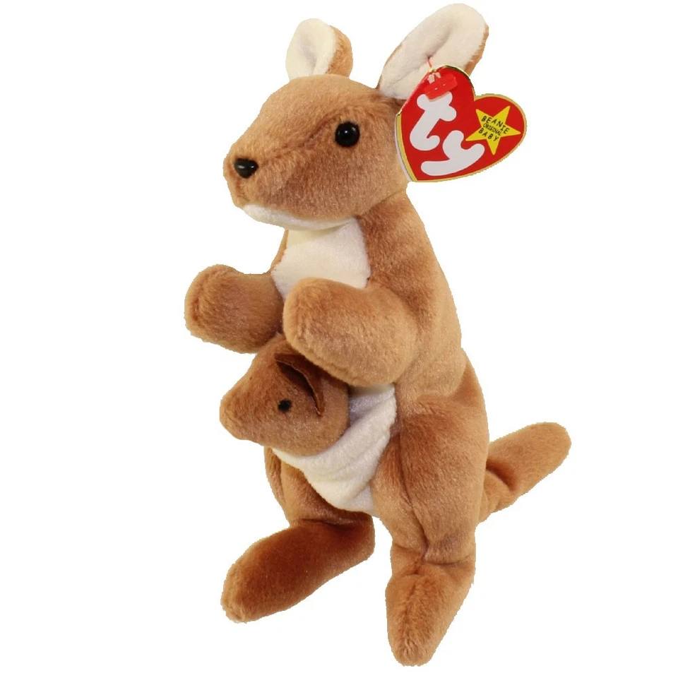 TY Beanie Baby - POUCH the Kangaroo (7 inch) - MWMTs Stuffed Animal Toy - Image 1 of 1