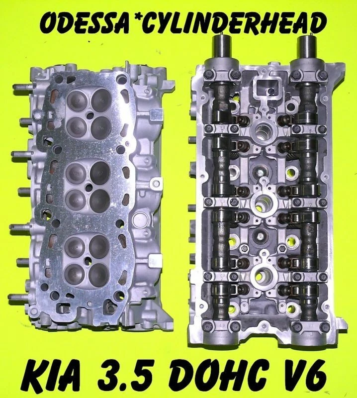 2 KIA Sorento, Sedona, Amanti 3.5 DOHC V6 Cylinder Heads 2001-2006 Rebuilt - Image 1 of 1