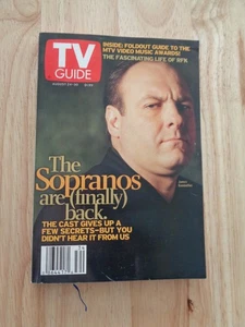TV Guide August 24-30 2002 The Sopranos, MTV Video Music Awards SC - Picture 1 of 1