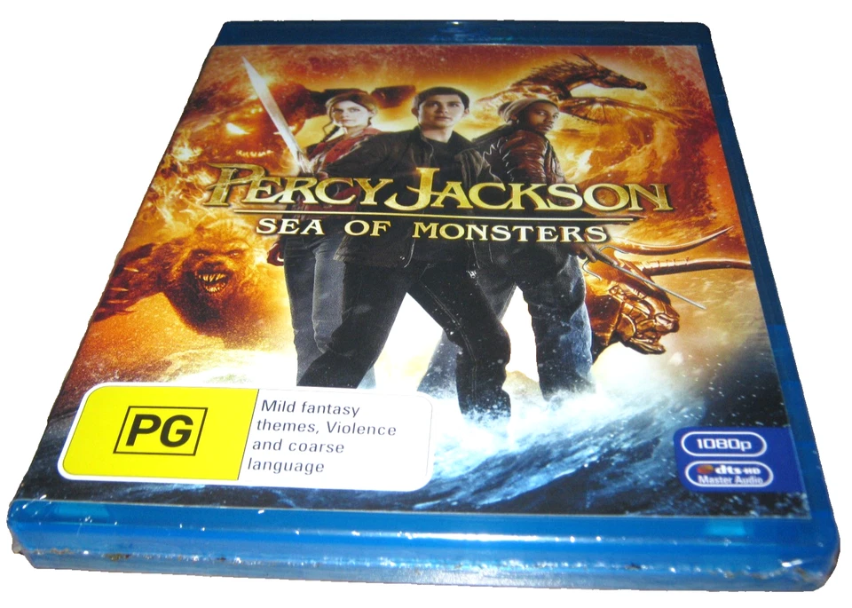 Percy Jackson: Sea of Monsters - Blu-Ray - New Sealed - Super Rare Aus Release - Image 1 of 1