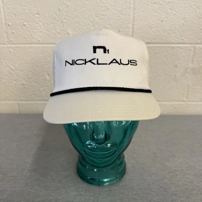 N1 Nicklaus Golf Leather Strap Rope Trucker Hat - Imagem 1 de 4