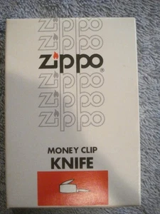 VINTAGE ZIPPO MONEY CLIP w/KNIFE (NO. 7800) J. EARL FRASER COMPANY INC. - Picture 1 of 7