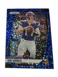 Sam Darnold 2024 Panini Prizm Blue Sparkle Prizm #185 SP Vikings Seahawks /96 - Picture 1 of 4