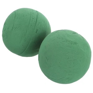 2pcs Sphere Floral Foam for DIY Flower Arrangements Round Wet Floral Foam Bal... - Picture 1 of 9