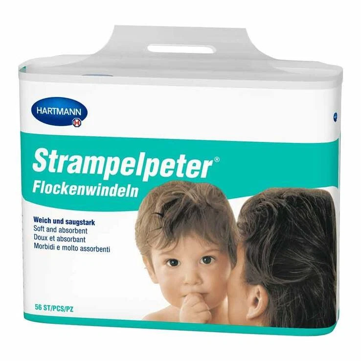 Strampelpeter Flockenwindeln 11x30 cm · 56 St · PZN 00367433 - Bild 1 von 1