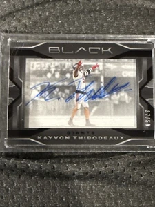 Kayvon Thibodeaux 2023 Ink On-Card Auto Panini Black /50 New York Giants GMen - Bild 1 von 7