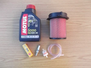 Service Kit Lexmoto Tempest 125 GT 125 Euro 5 Engine Oil Fuel Air Filter Plug - Picture 1 of 15