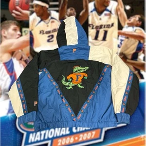 Vintage Pro Player Florida Gators Puffer Jacket Coat Men’s Size XXL 90s Hooded - Picture 1 of 9