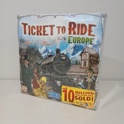 Ticket To Ride Europe Days of Wonder Board Game for 2 to 5 Players New & Sealed - Image 1 of 4