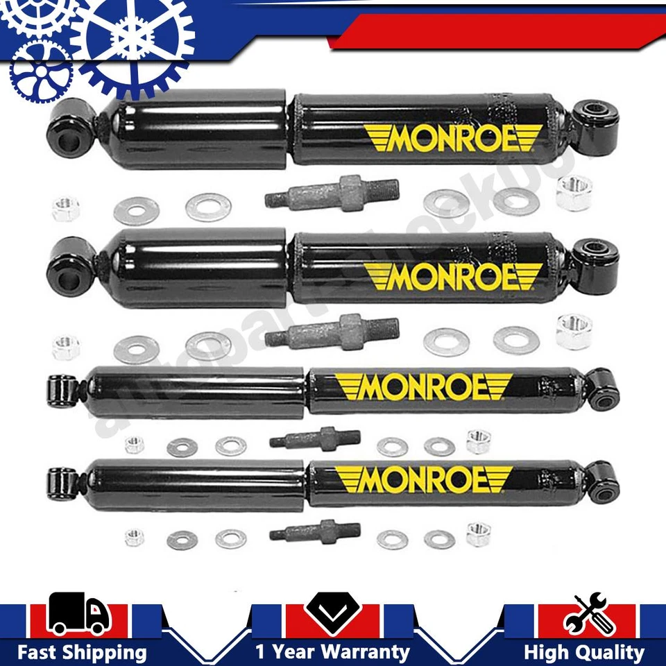 Amortiguadores delanteros traseros Monroe para GMC R2500 Suburban 5,7 L 1991 1990 1989 Foto 1 de 4